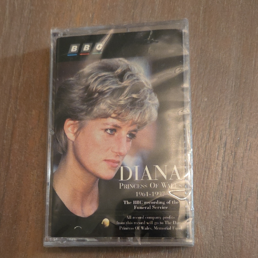 SEALED Diana PRINCESS OF WALES 1961-1997 BBC Recording Fureral Service